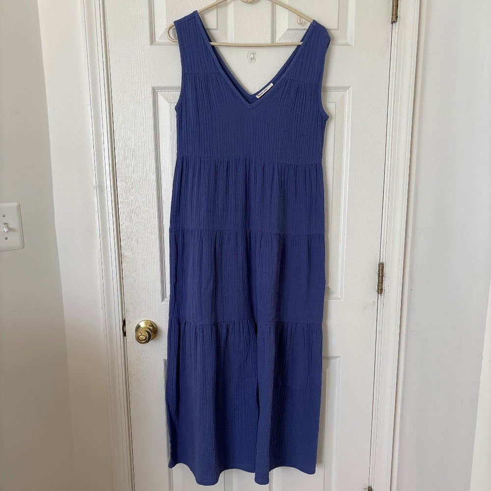 Marine Layer Corinne Doublecloth Maxi Dress